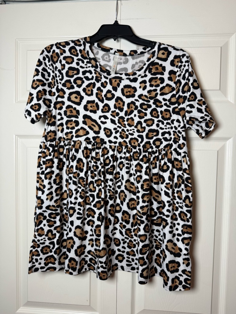 E.C. Cheetah Print Babydoll‎ Top